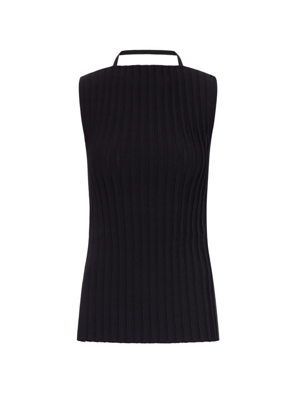 Maglia In Viscosa Stretch SPSDRAGO 004 NERO SPORTMAX 