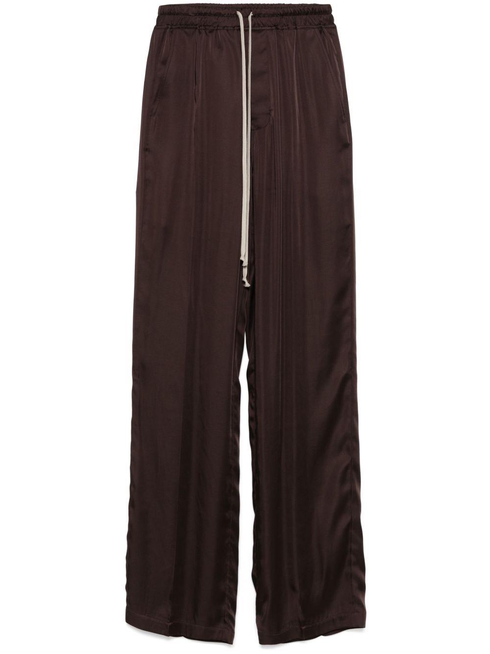 Drawstring trousers RP01E7325SCH 14 MAHOGANY RICK OWENS 