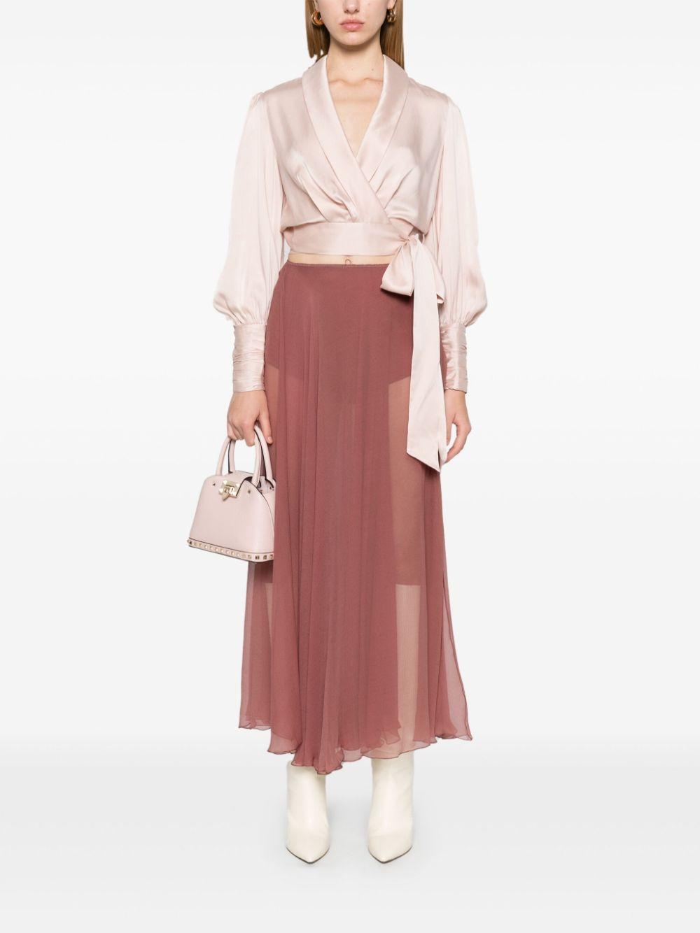 Top a portafoglio 4913TR25R PETAL ZIMMERMANN 