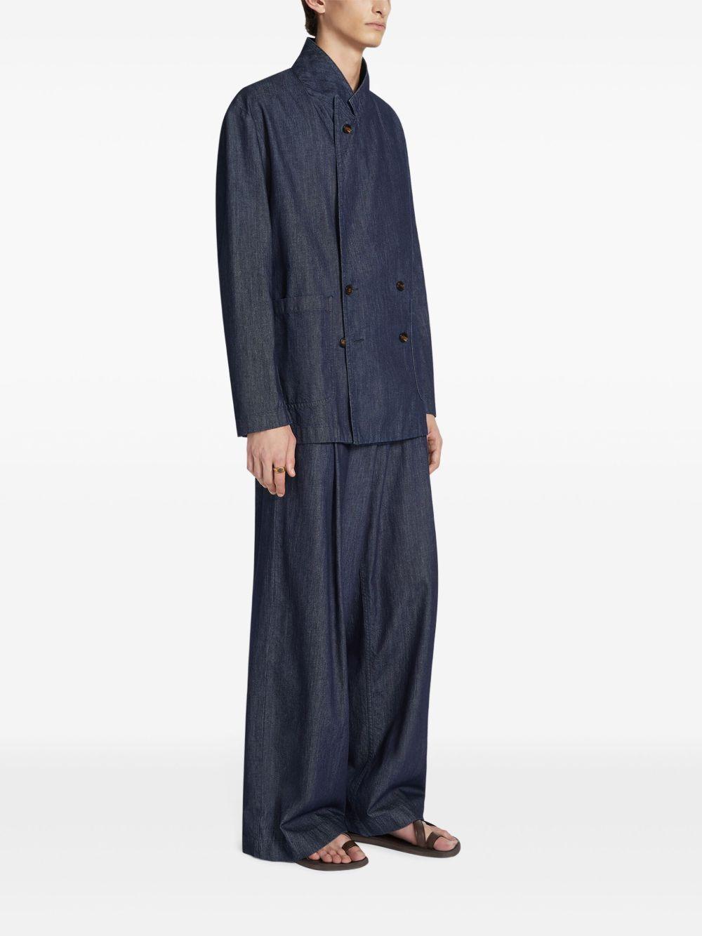 Denim Caplans shirt 2510207301553 507 INDIGO DRIES VAN NOTEN 