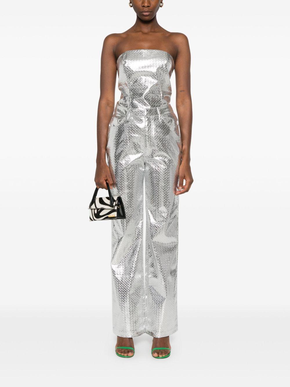 Pantaloni dritti intrecciati 1133482293 2293 SILVER ROTATE 