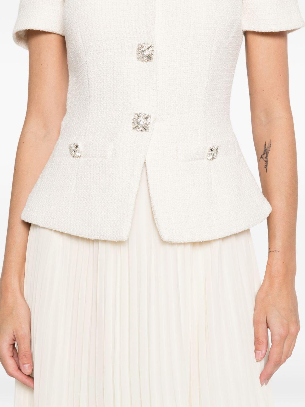 Abito Midi In Bouclè RS26161MBC CREAM SELF-PORTRAIT 