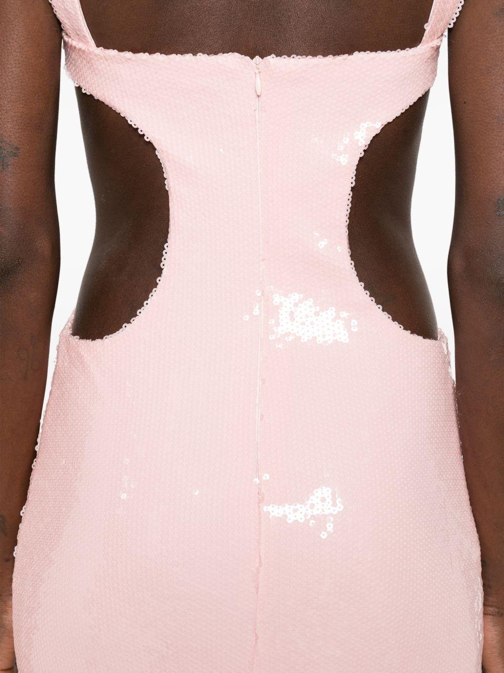 Sequin-embellishment maxi dress A0064ROS62P ROSA TWENTY FOURHAITCH 