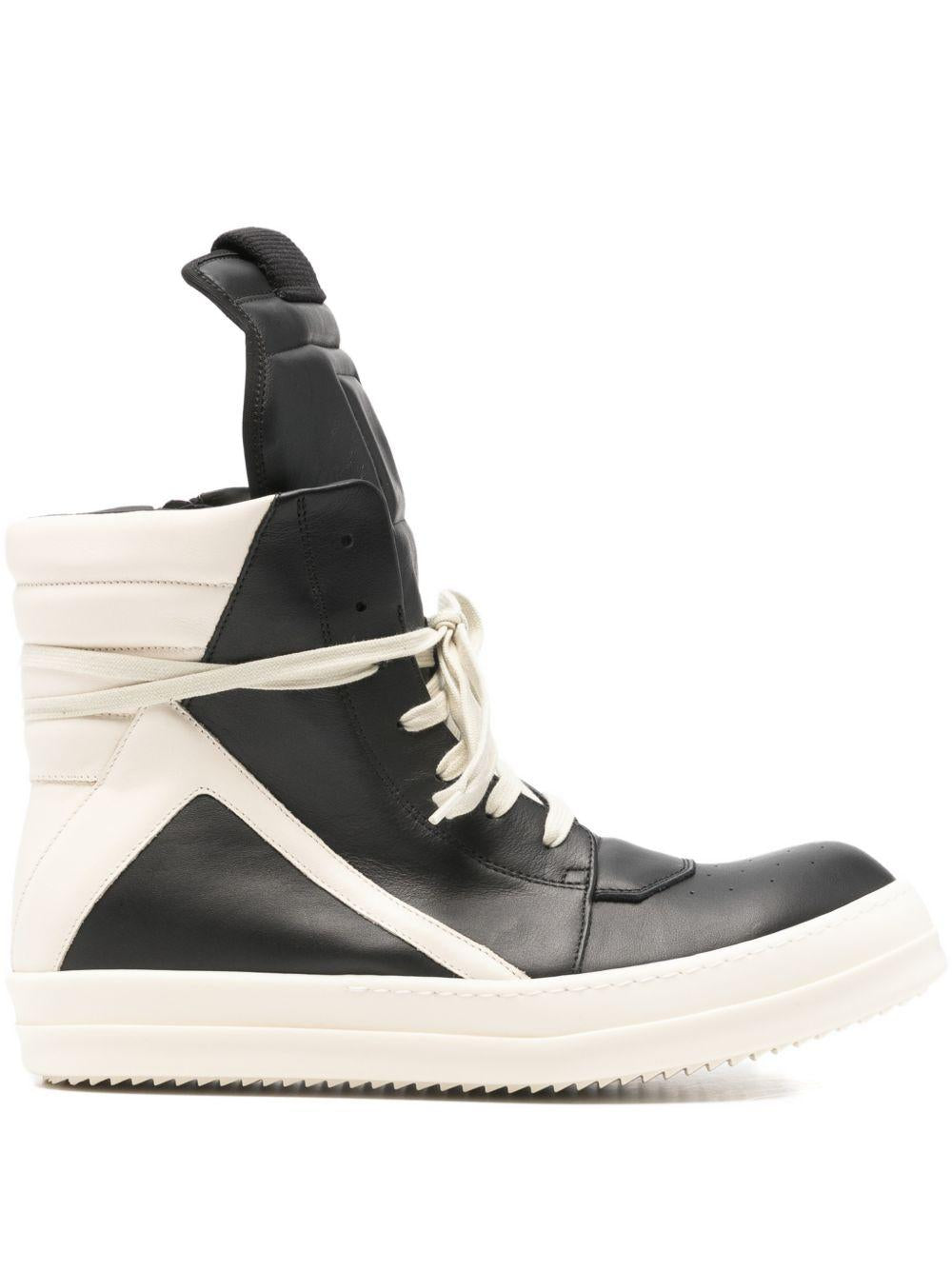 Geobasket RU01F2894LCO 911 BLACK WHITE RICK OWENS 