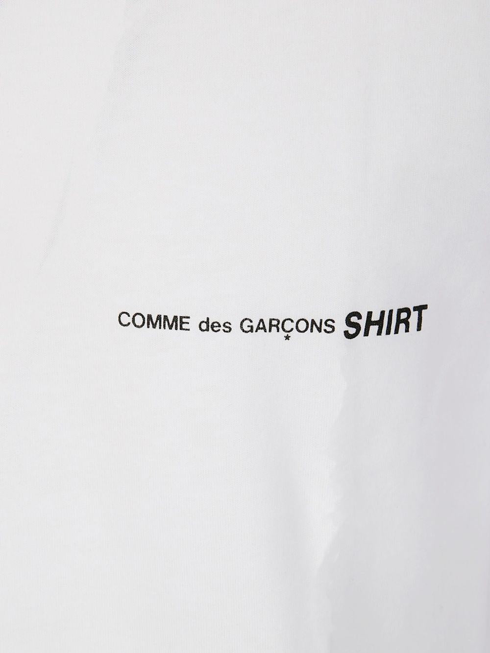 Men's Logo Long-SleeveT-Shirt FOT025S25 3 WHITE COMME DES GARCONS SHIRT 