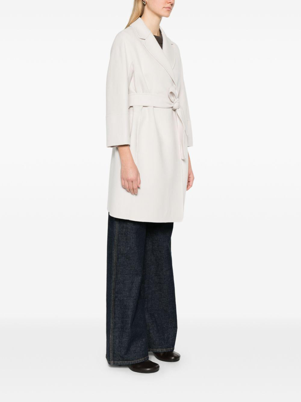 Cappotto Doppio Drap In Pura Lana ARONA 027 PALE SAND S MAX MARA 