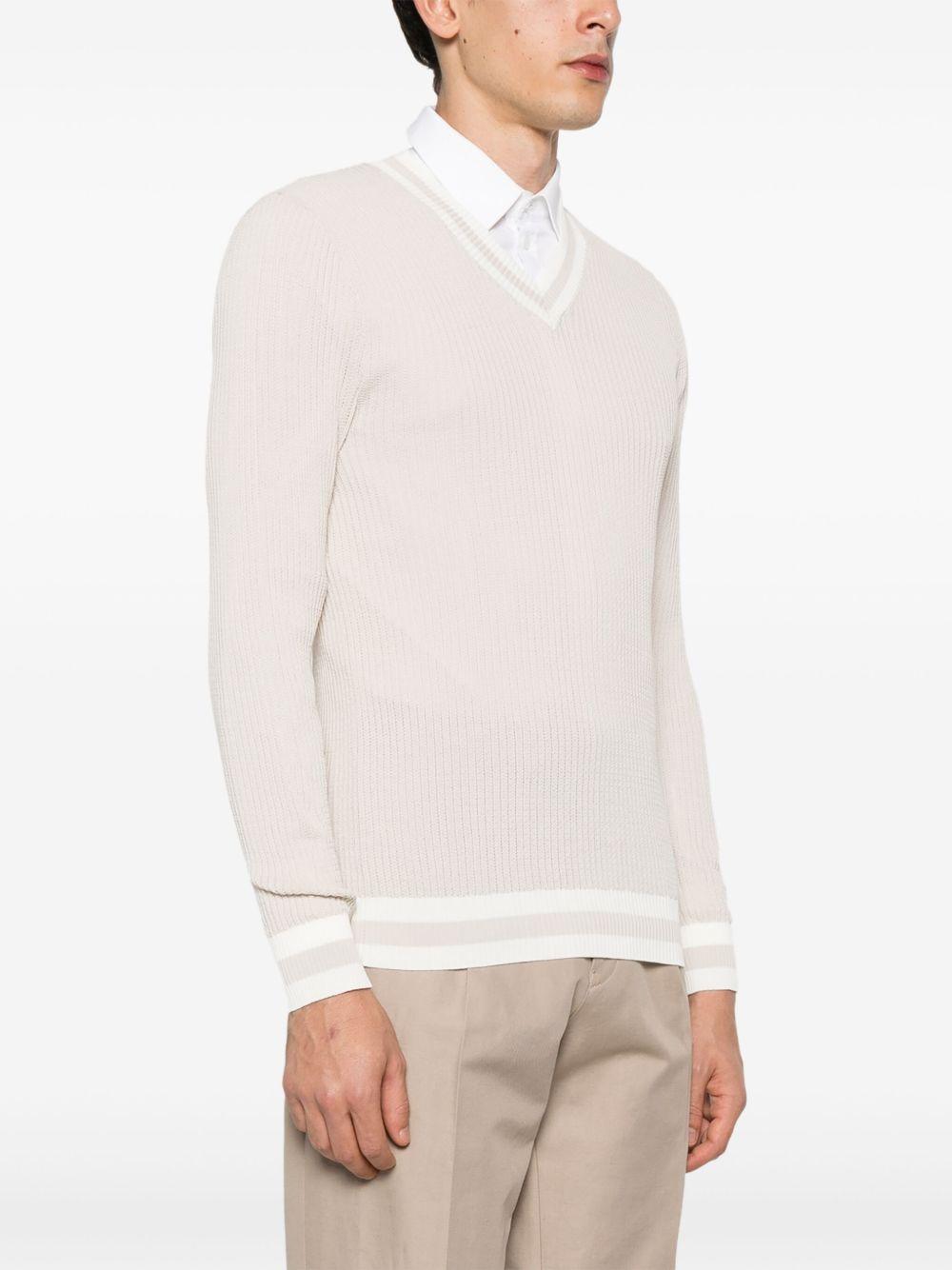 Maglione a coste K76MAGK51MAG0K024 0201 NATURAL ELEVENTY 