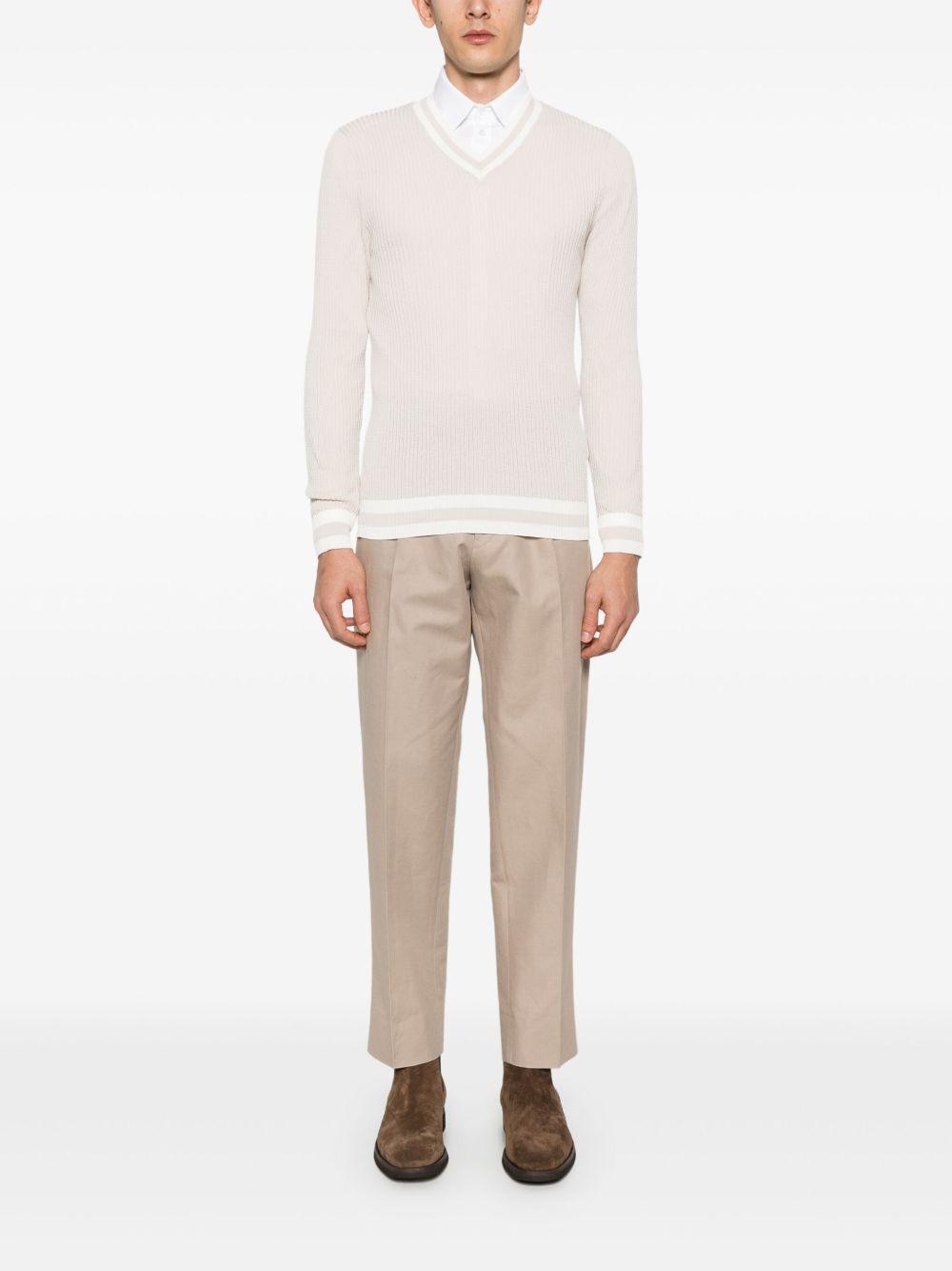 Maglione a coste K76MAGK51MAG0K024 0201 NATURAL ELEVENTY 