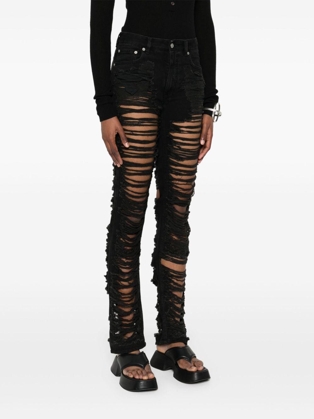 Jeans strappati<BR/> S62LB0194M30011 964 MM6 MAISON MARGIELA 