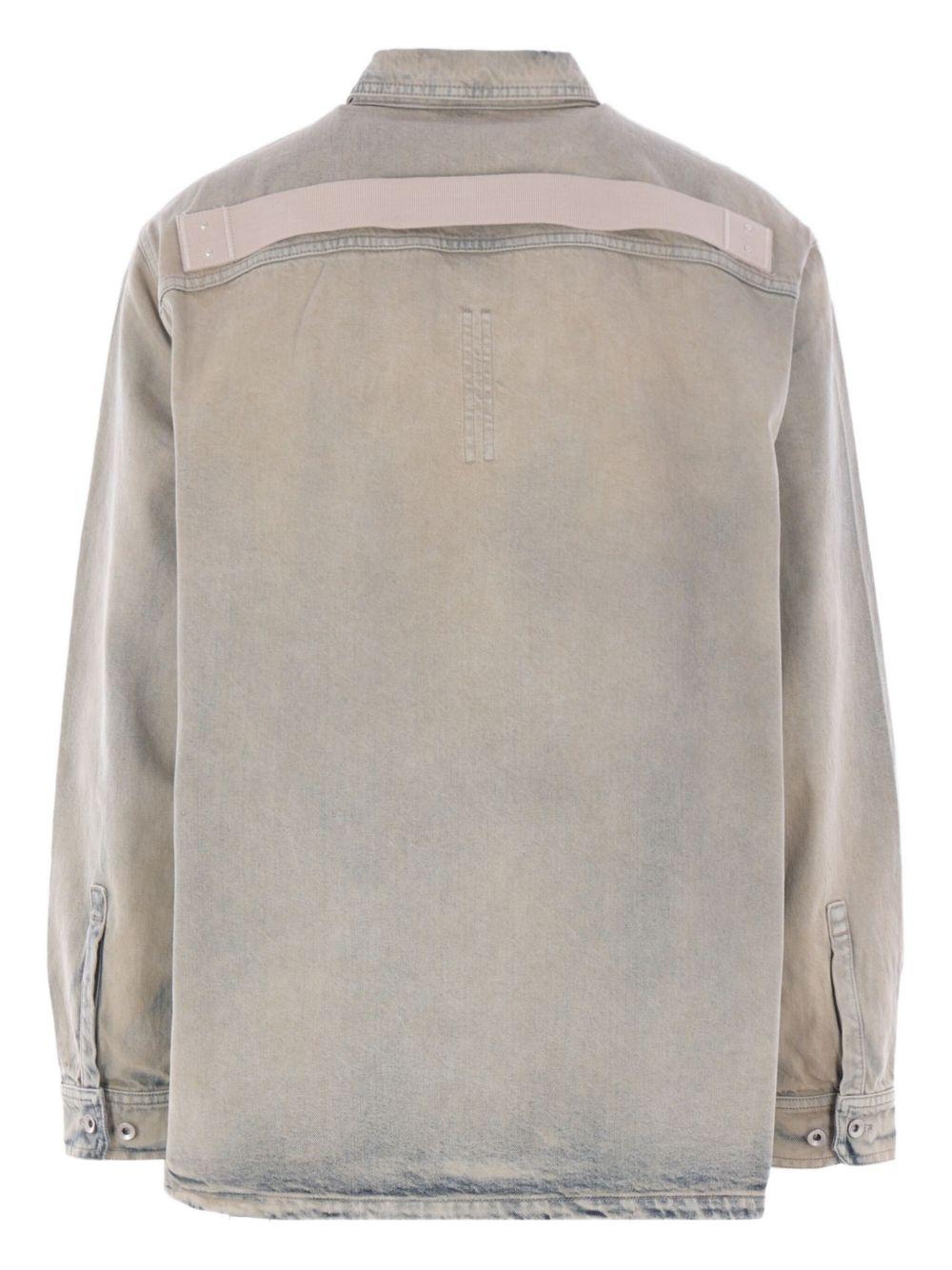 Concordians Jumbo Outershirt DU02E7769DMP 38 PEARL RICK OWENS DRKSHDW 
