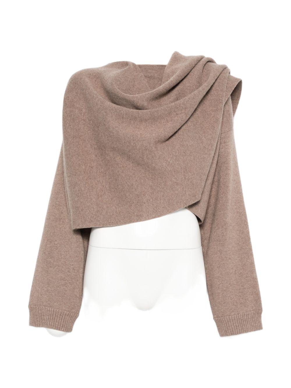 Poncho Sweater 299426 BEIGE MAGDA BUTRYM 