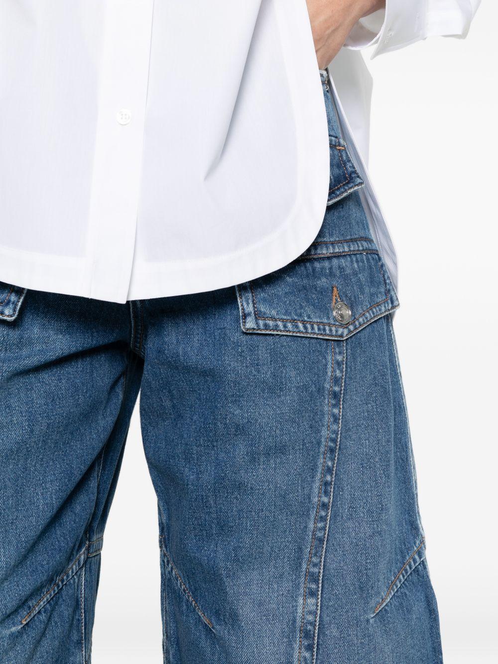 Jeans In Puro Cotone Trattato In Capo SPXVIOLINO 005 MEDIO VINTAGE SPORTMAX 