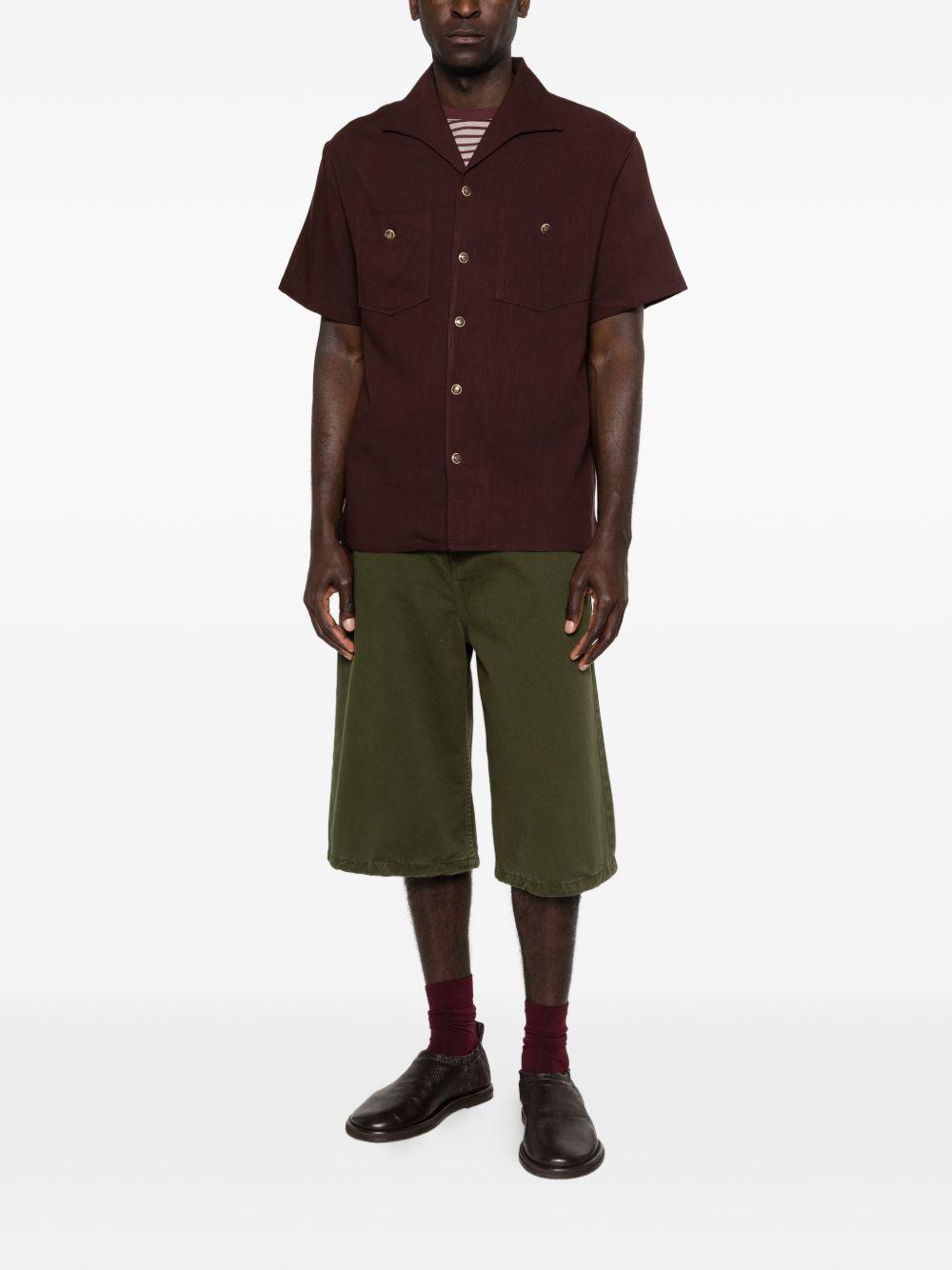 Chemise à Poches Viscose KSH254VI029 DARK SAND DROLE DE MONSIEUR 