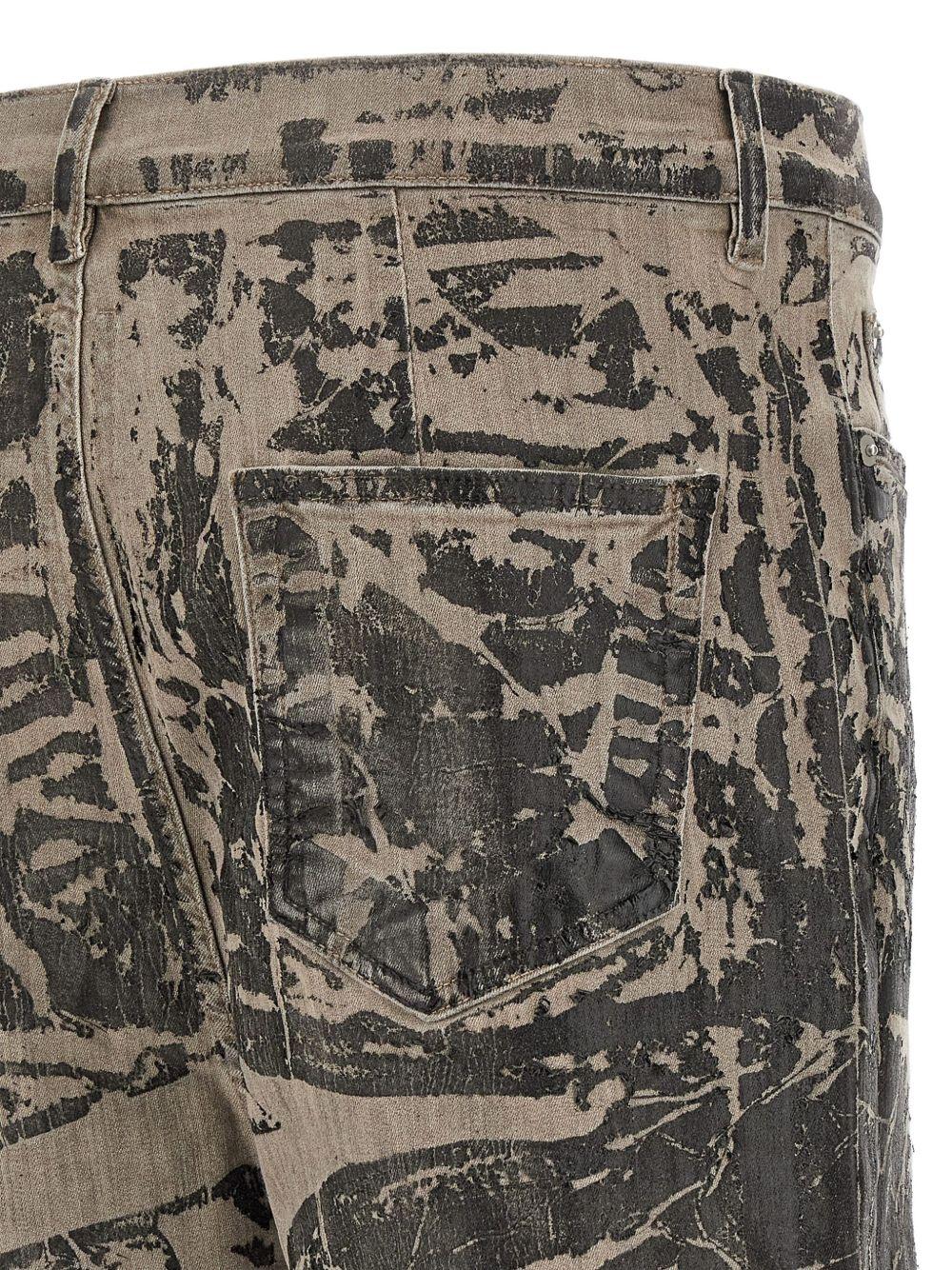 Concordians Bolan Bootcut DU02E7365SDWF 59 BLACK WASHED RICK OWENS DRKSHDW 