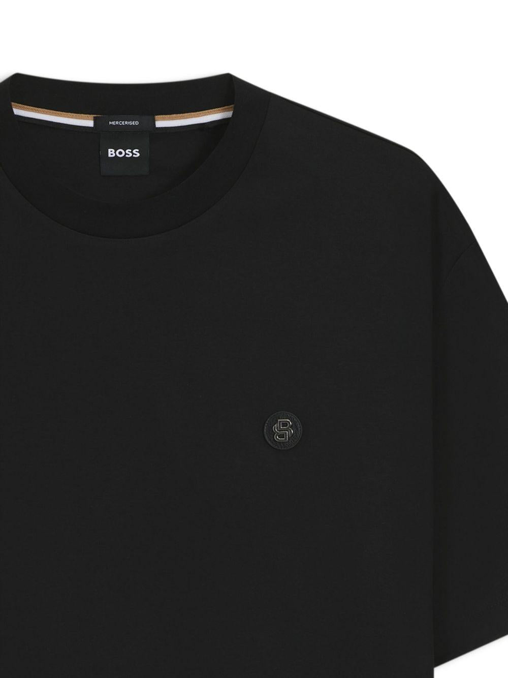 T-shirt regular fit 50520298 002 BLACK BOSS 