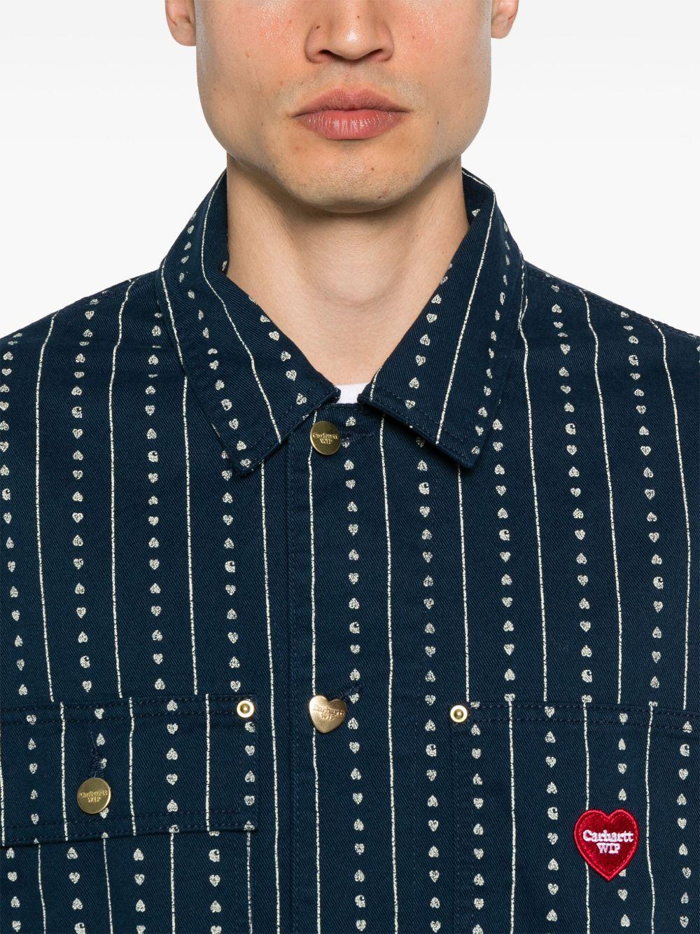  I034823 2RU02 HEART PINSTRIPE CARHARTT WIP 