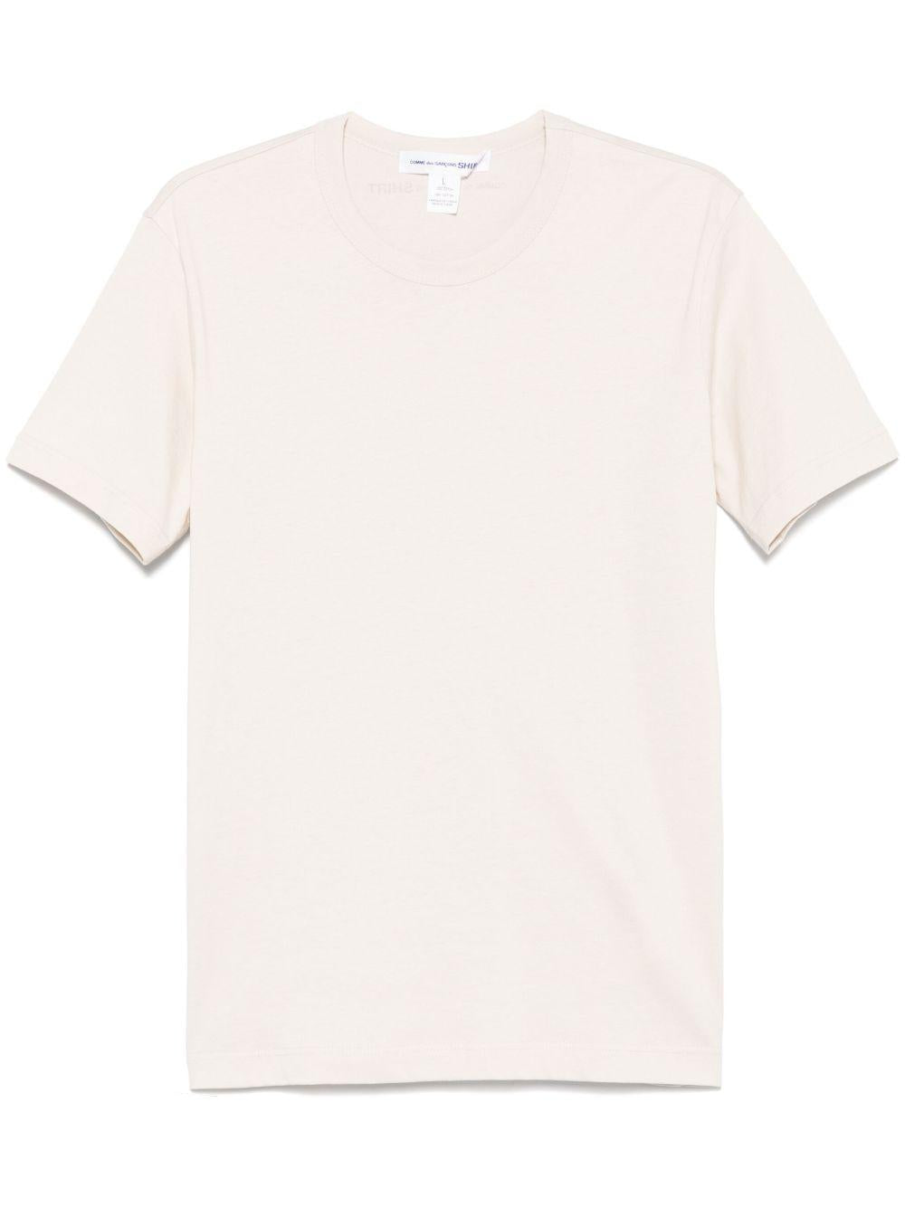 Men's Logo T-Shirt FOT024S25 4 BEIGE COMME DES GARCONS SHIRT 
