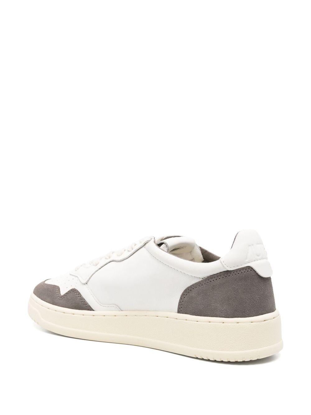 Medalist Low in Pelle e Suede AULMGS45 WHITE MOREL AUTRY 