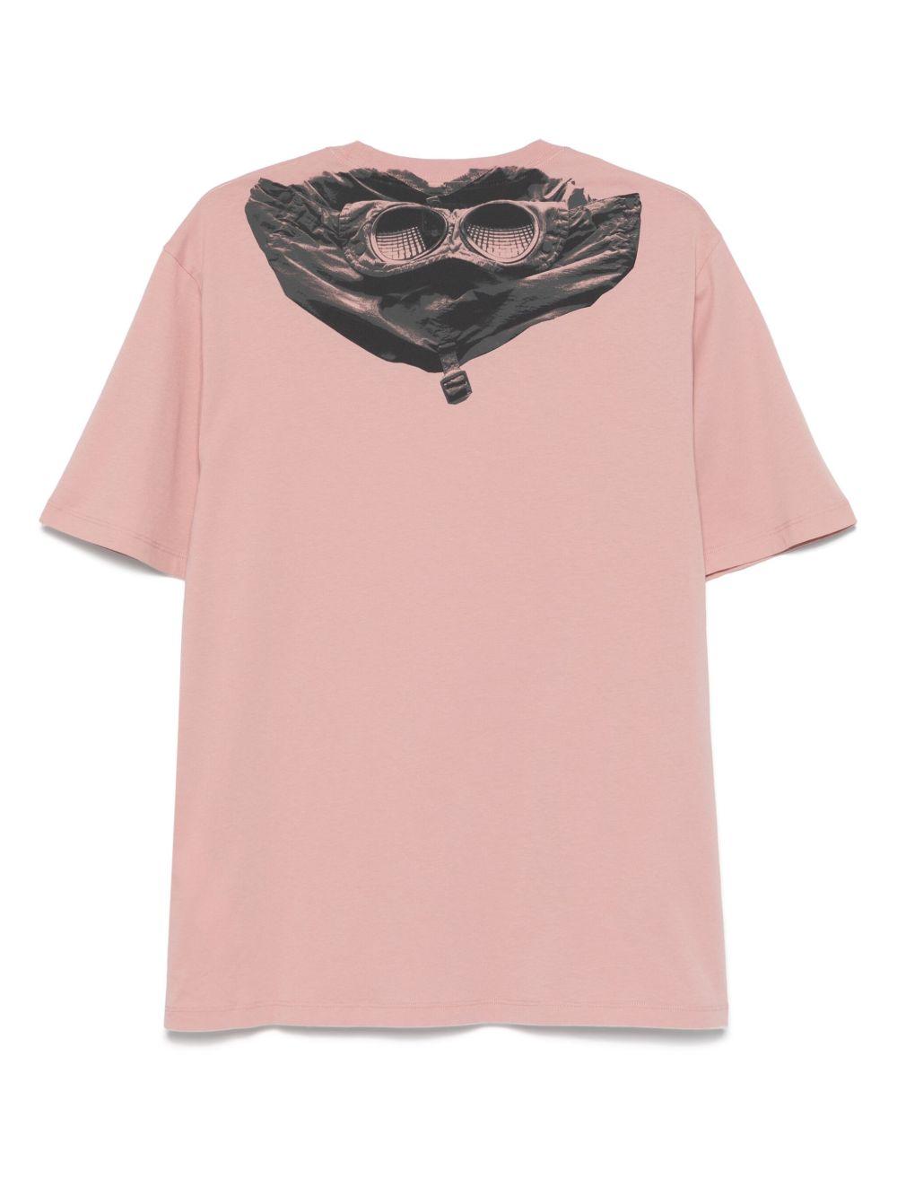 30/1 Jersey Back Goggle T-Shirt 18CMTS030A005100W 520 MISTY ROSE CP COMPANY 