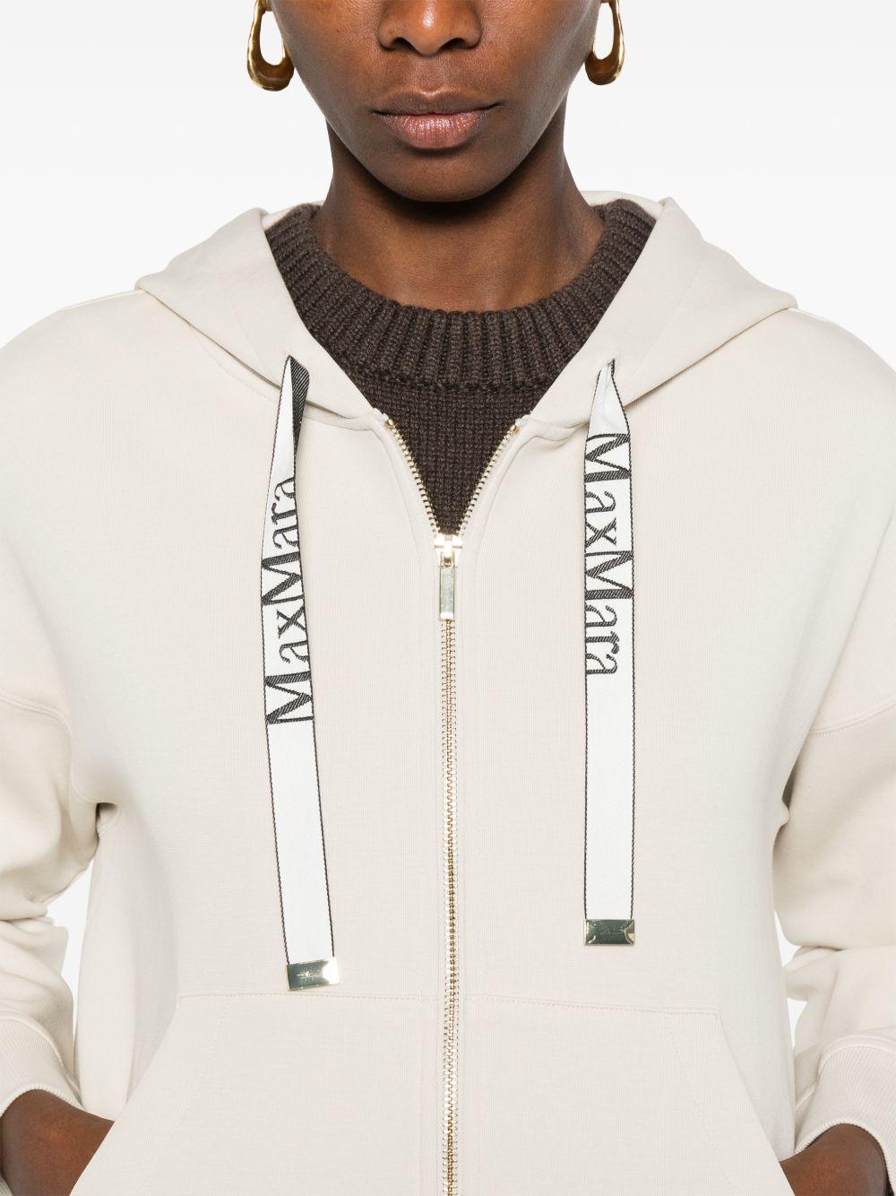 Felpa In Jersey Double SMMJOUR 001 ECRU S MAX MARA 