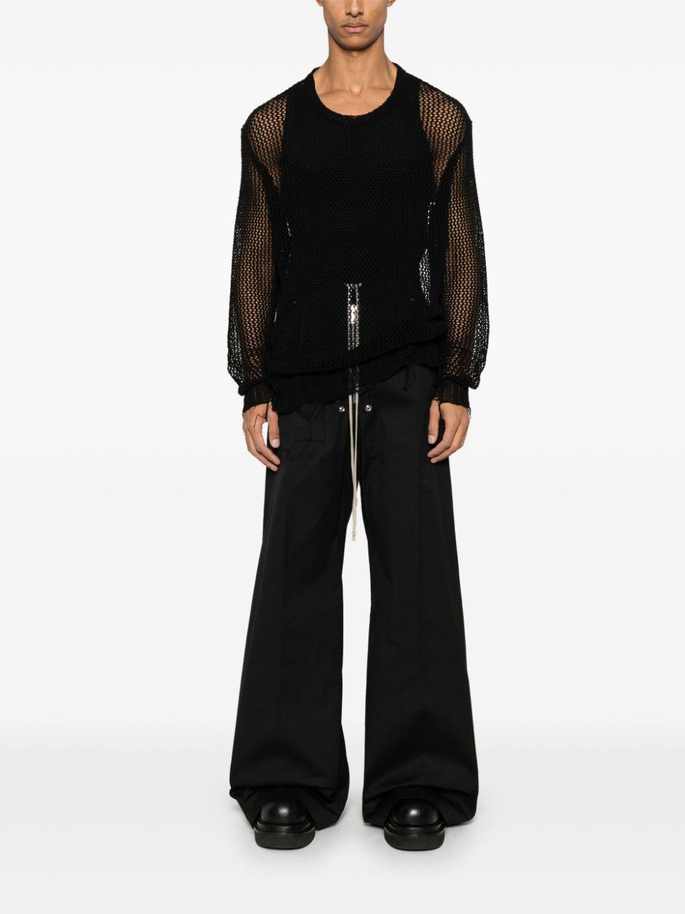 Bela trousers RU01E5366TE 09 BLACK RICK OWENS 