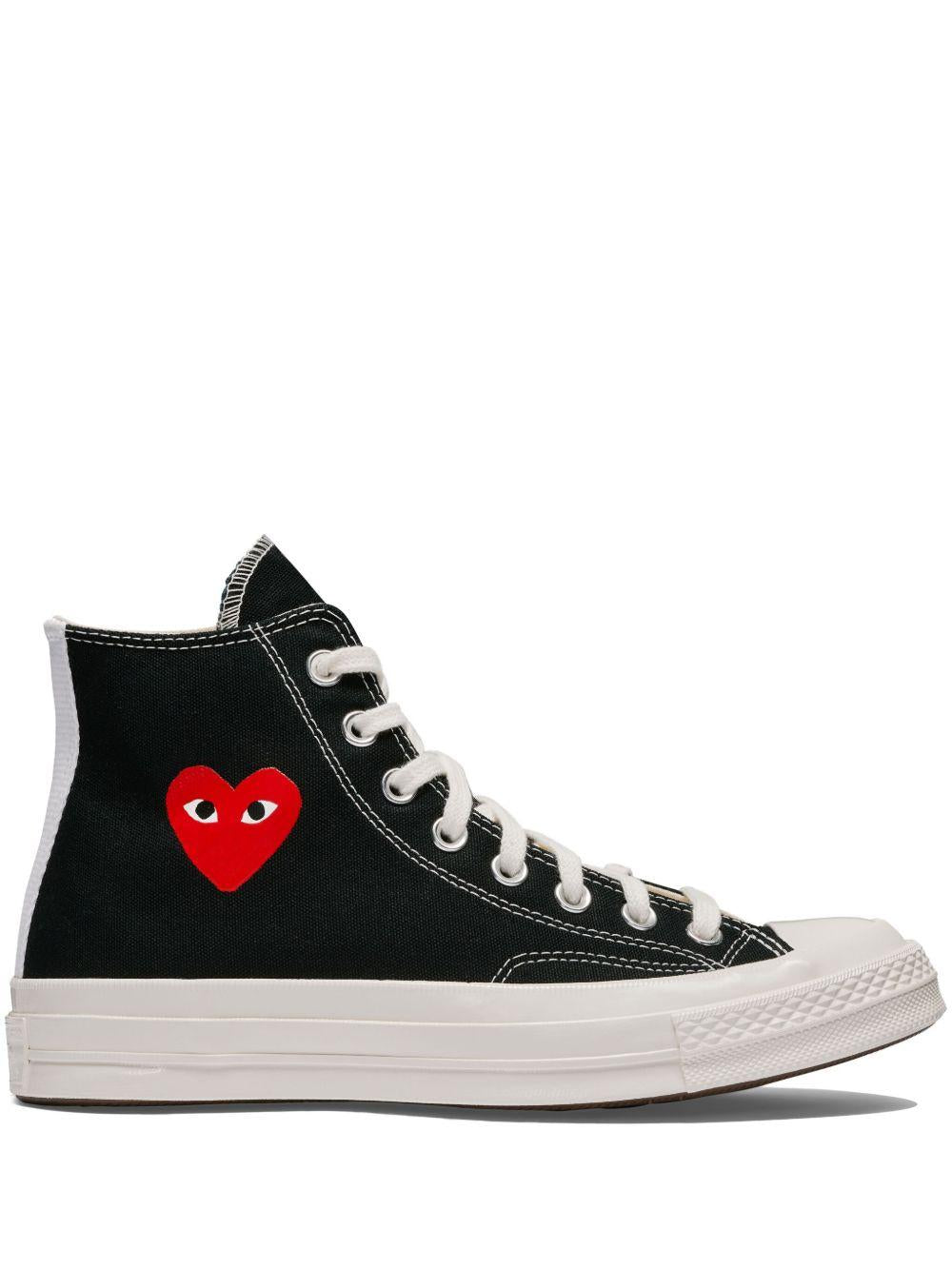 Sneakers Small Red Heart All Star '70 AZK129001 1 BLACK COMME DES GARCONS PLAY X CONVERSE 