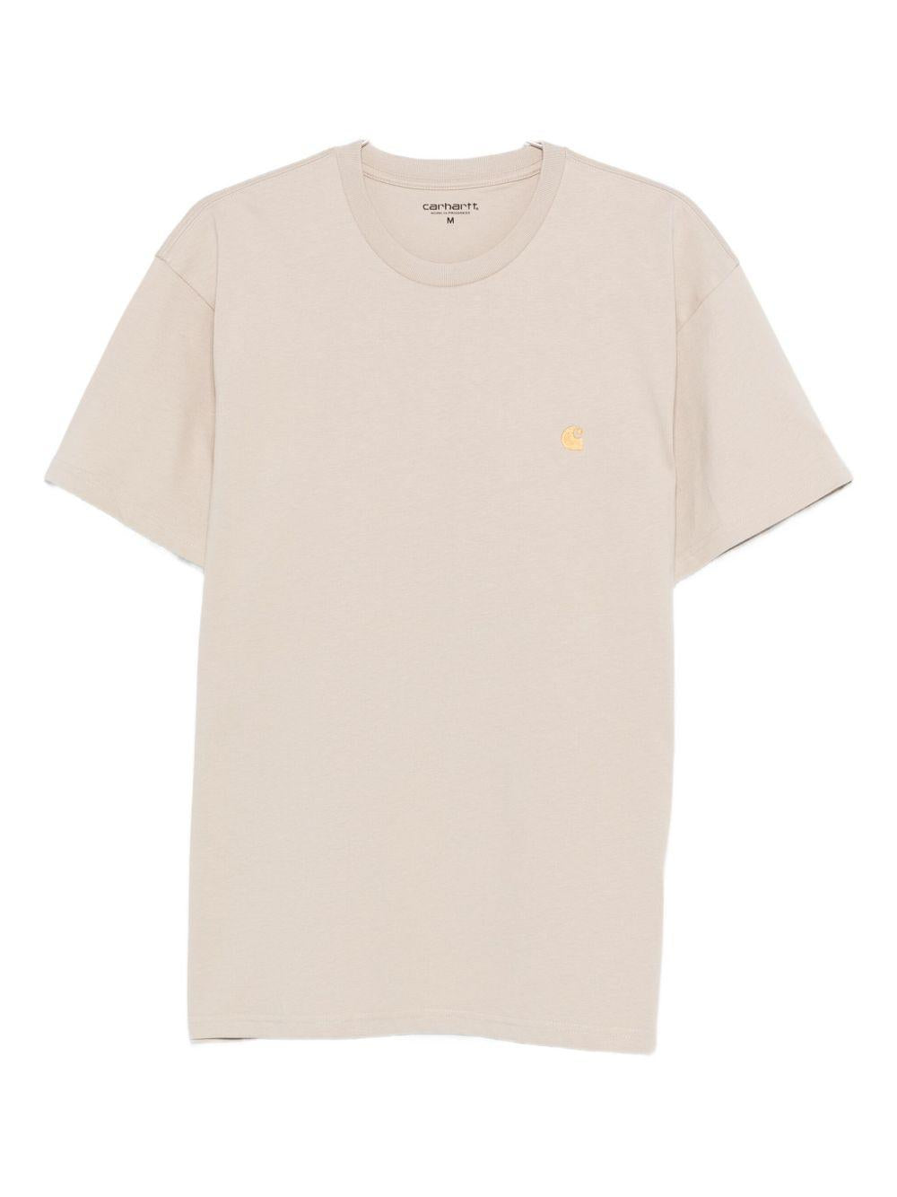 S/S Chase T-Shirt I026391 38AZZ FLEUR DE SEL GOLD CARHARTT WIP 
