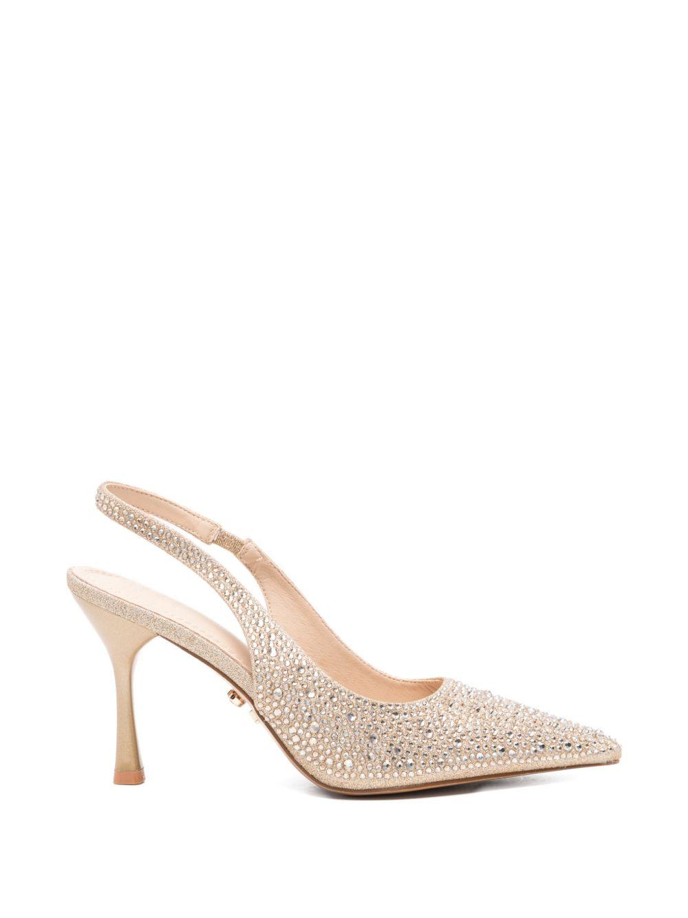 Décolleté con cinturino posteriore e strass SH376ORO62P ORO TWENTY FOURHAITCH 