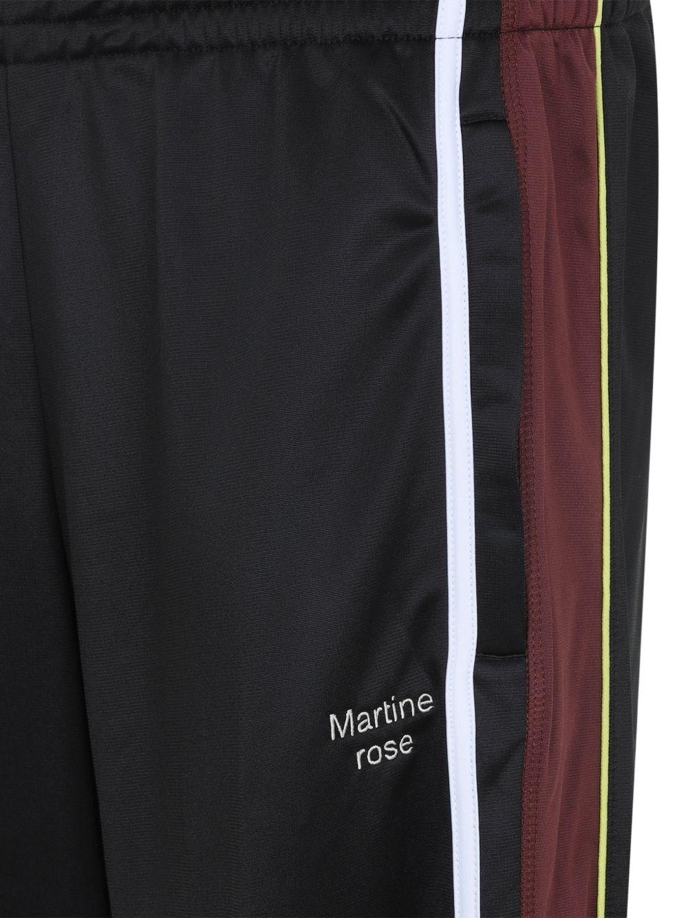 Martine Rose Wide Leg Trackpant 167JT18062 BLACK BURGUNDY MARTINE ROSE 