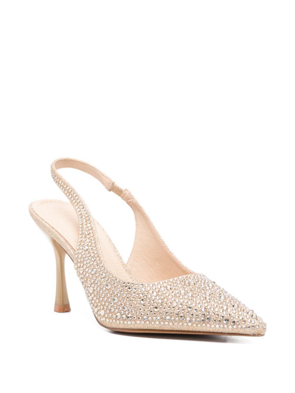 Décolleté con cinturino posteriore e strass SH376ORO62P ORO TWENTY FOURHAITCH 