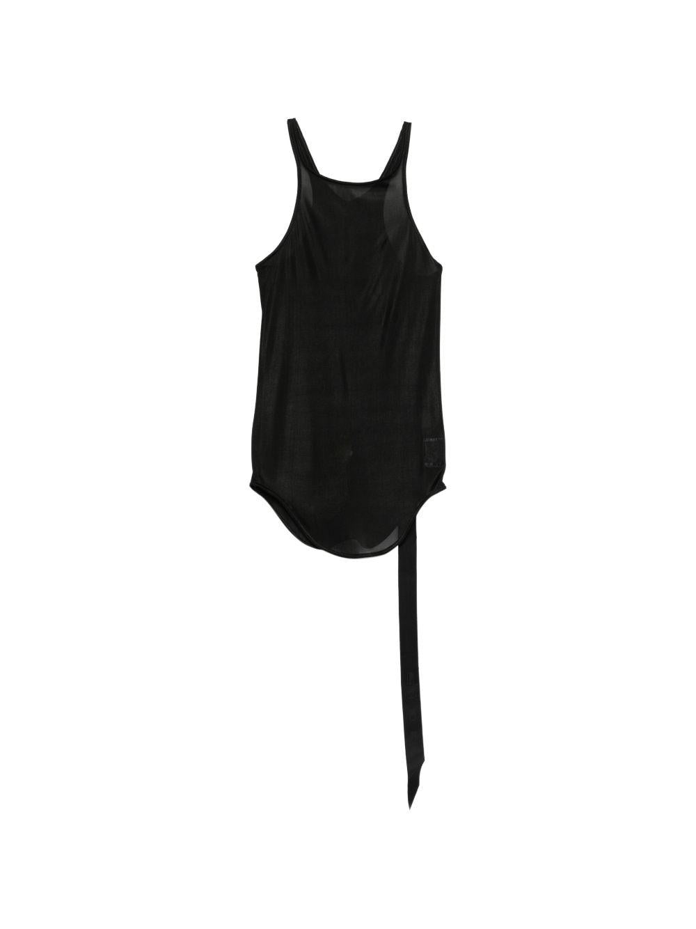 Top Racer Back Tank DS01F4112JL 09 BLACK RICK OWENS DRKSHDW 