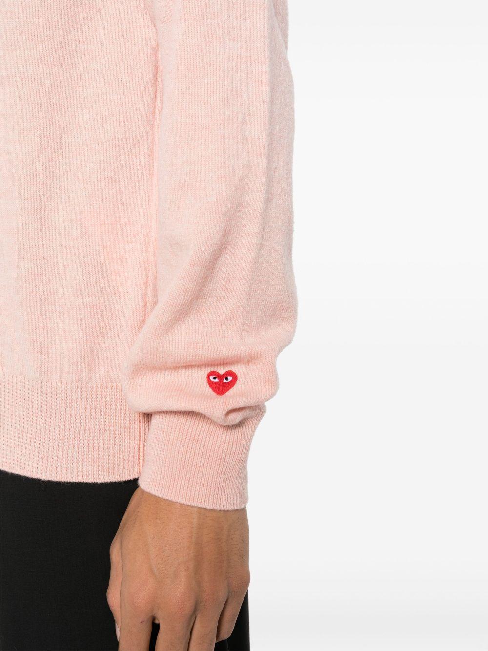  P1N090 5 LIGHT PINK COMME DES GARCONS PLAY 