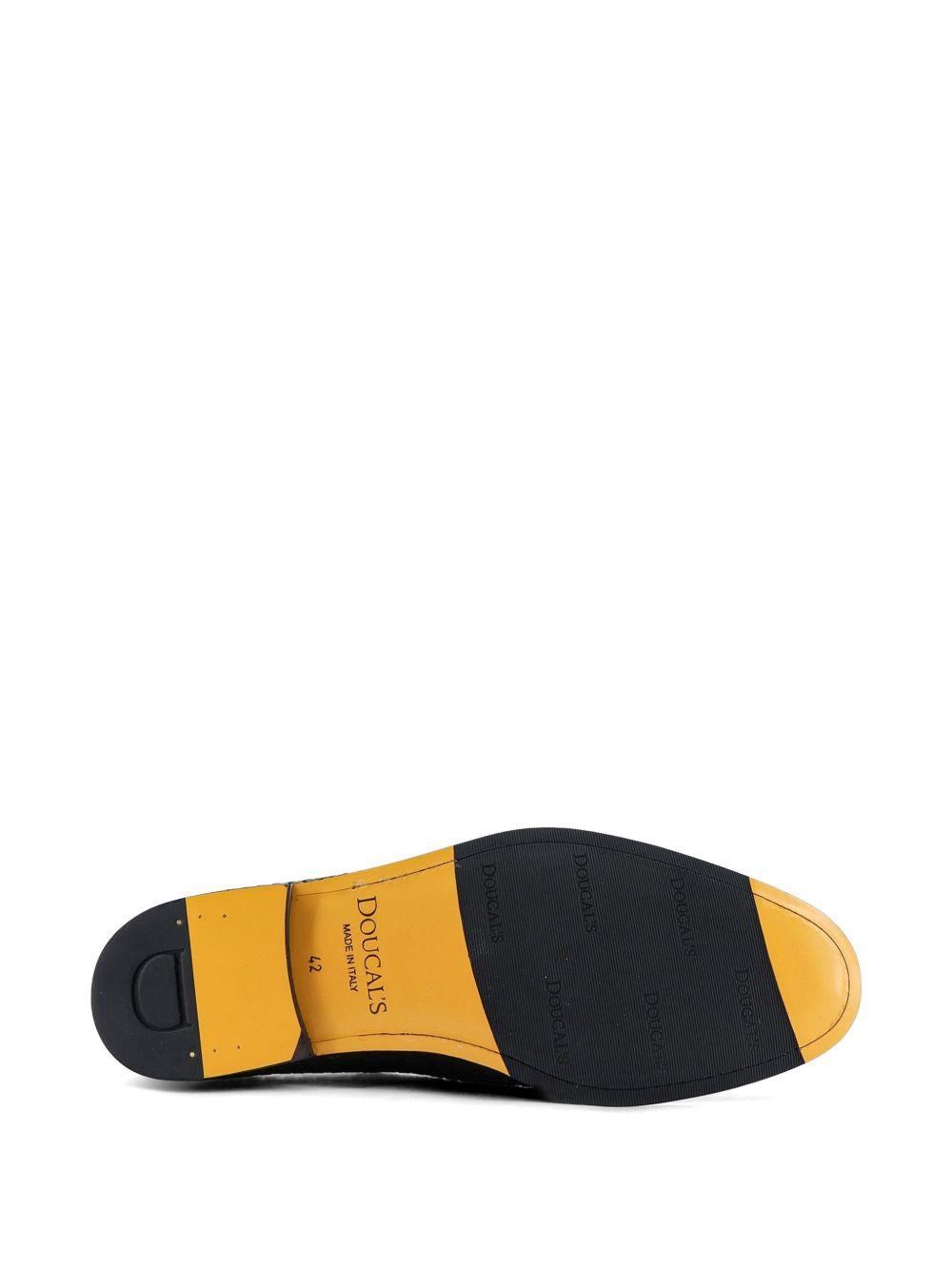 Mocassino intreccio in pelle DU3265PANNUF262NN00 NERO DOUCAL`S 