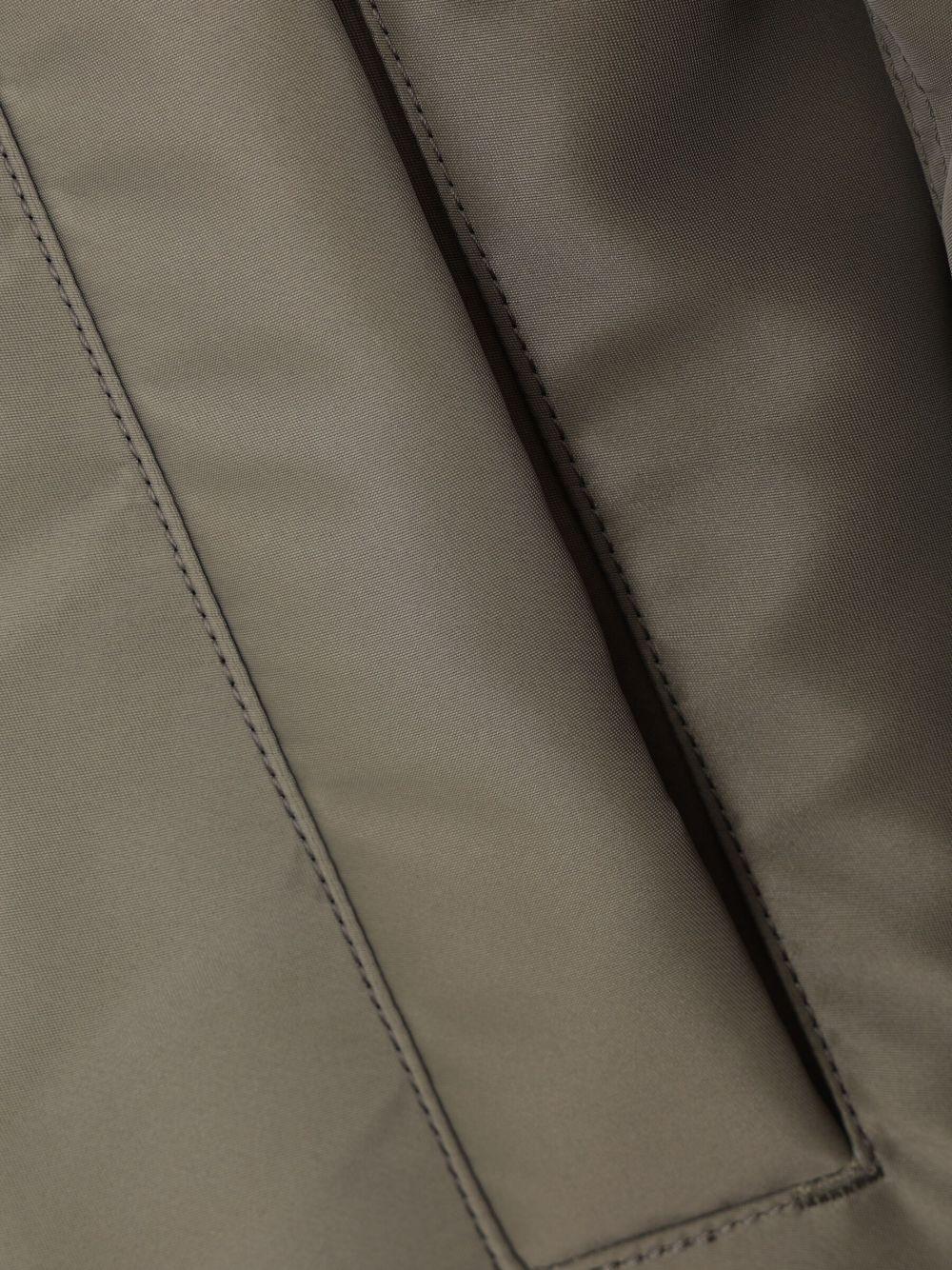 Sponge Sweat and Nylon Twill Hoodie SCM220 212 NAVY KHAKI SACAI 