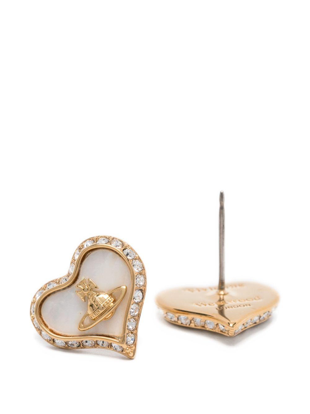 Petra Earrings 6201007402R782 GOLD WHITE PEARL VIVIENNE WESTWOOD 
