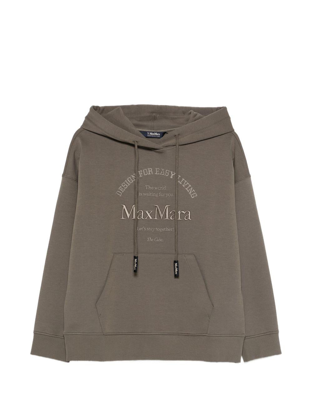 Felpa In Jersey Double SMMANDREA 007 KAKI S MAX MARA 