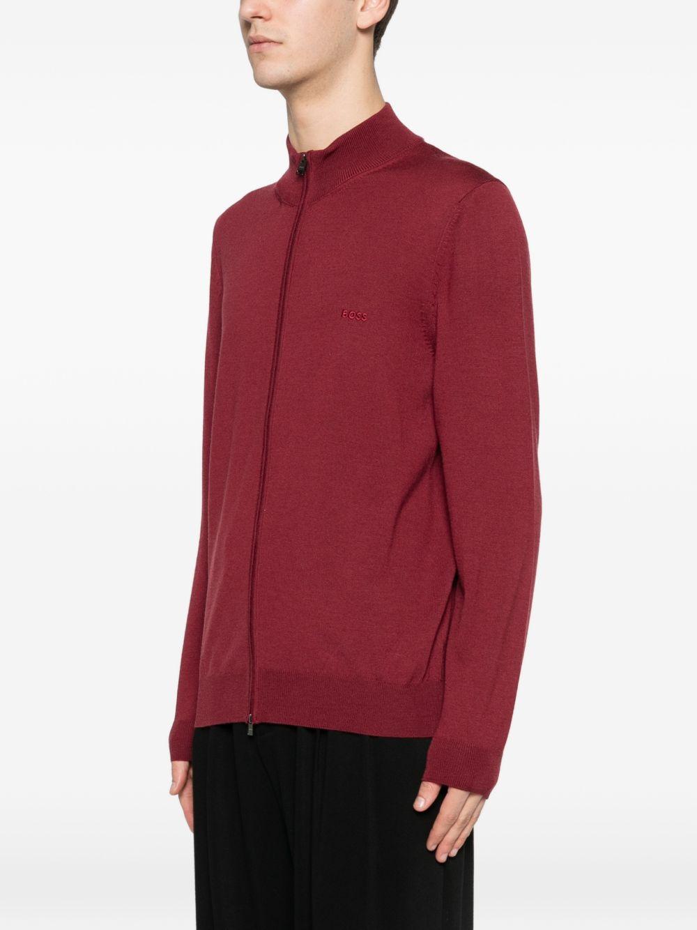 Cardigan Balonso 50476347 602 DARK RED BOSS 