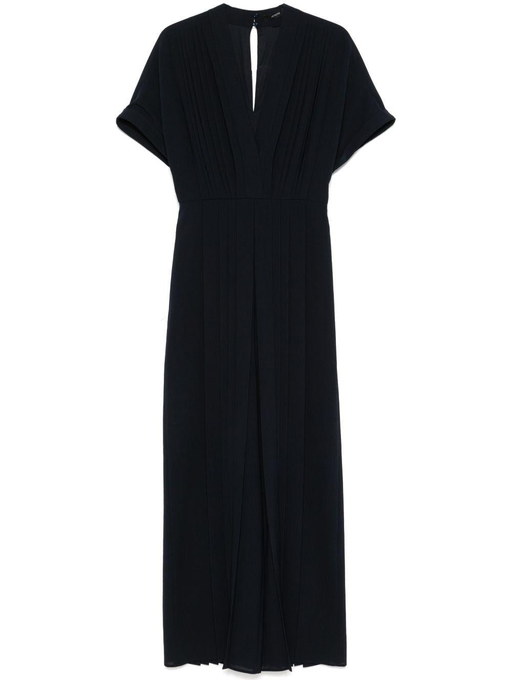 Tuta con pieghe Sofia JF009139 0370 NAVY JOSEPH 