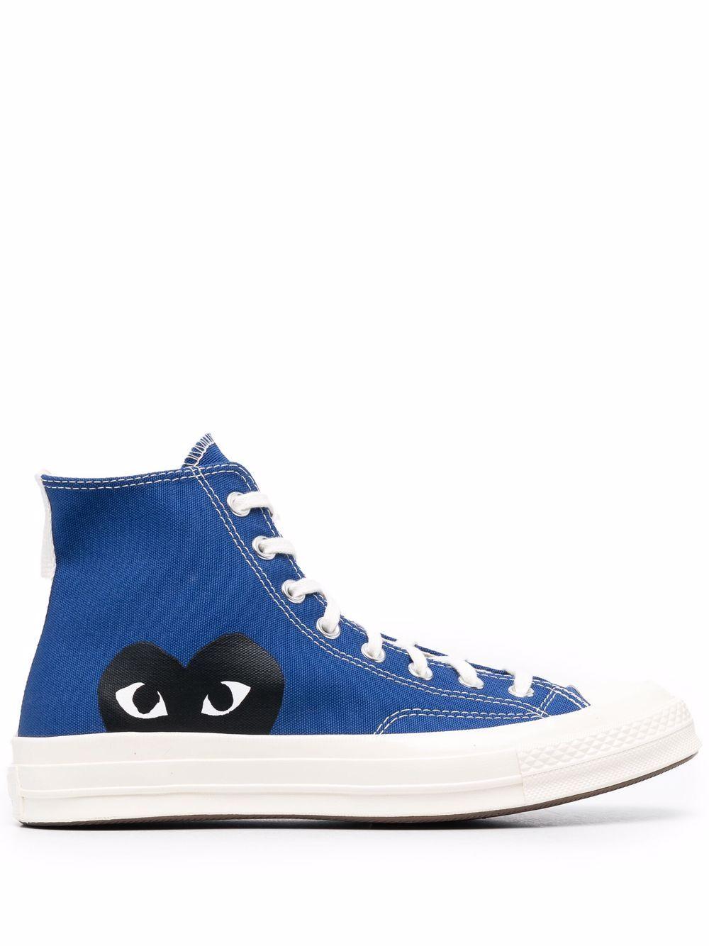  P1K122 2 BLUE COMME DES GARCONS PLAY X CONVERSE 