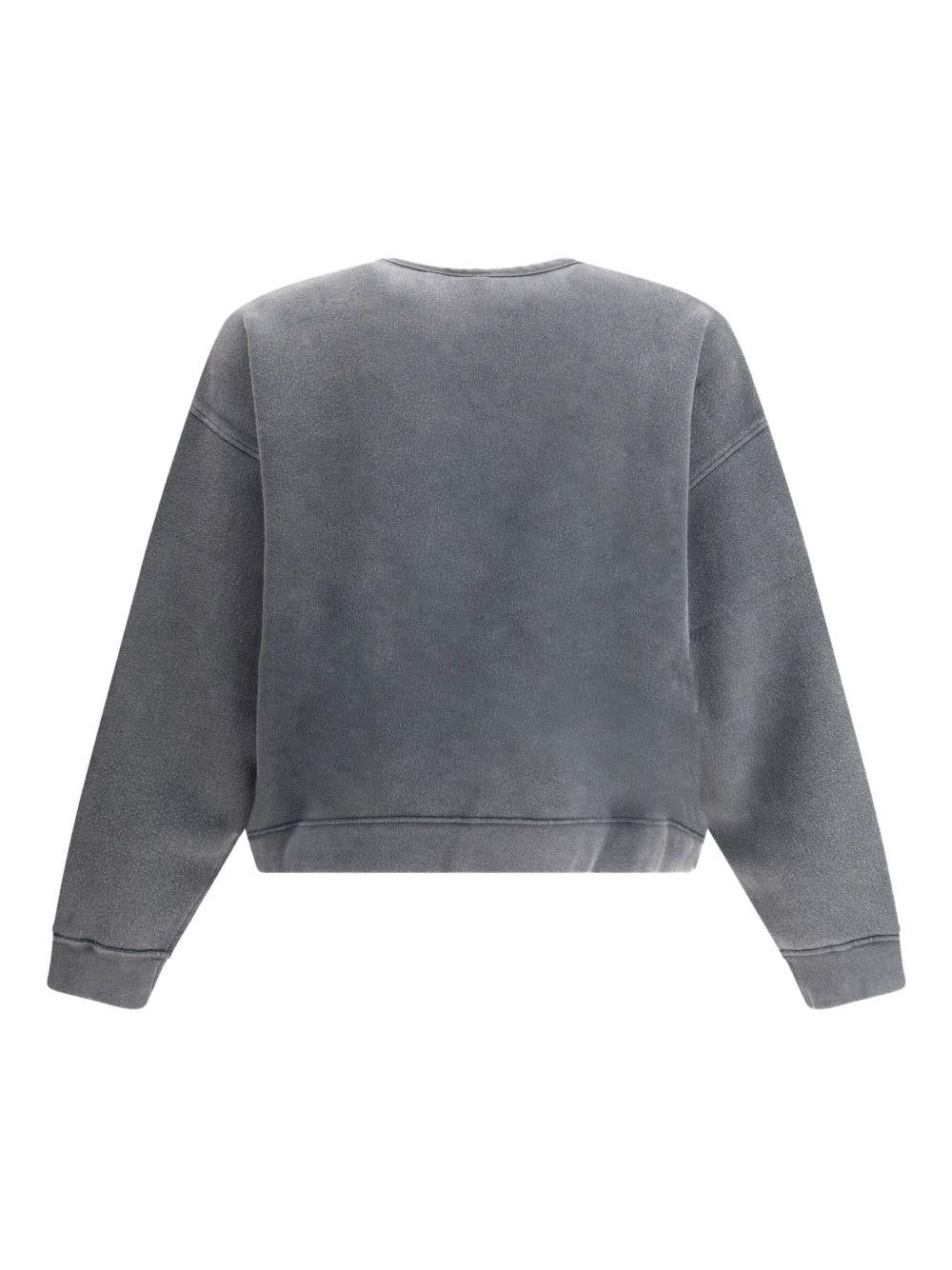 Crew Sweat - Antracite Washed 20521 950 ANTRACITE WASHED SUNFLOWER 