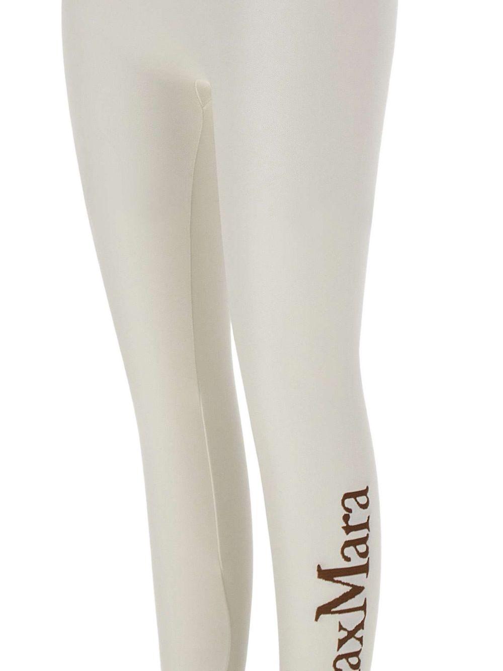 Leggins In Tessuto Tecnico Strech BASILEAMM07006 001 WHITE S MAX MARA 