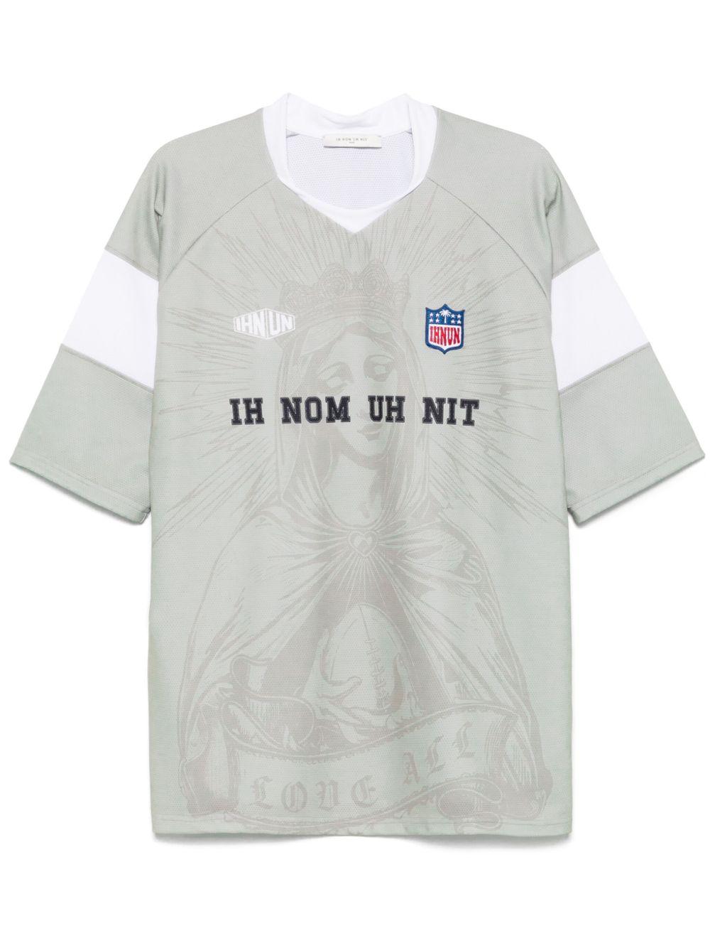 Holy Mary Technical t-shirt NUS25216 451 GREY WHITE IH NOM UH NIT 