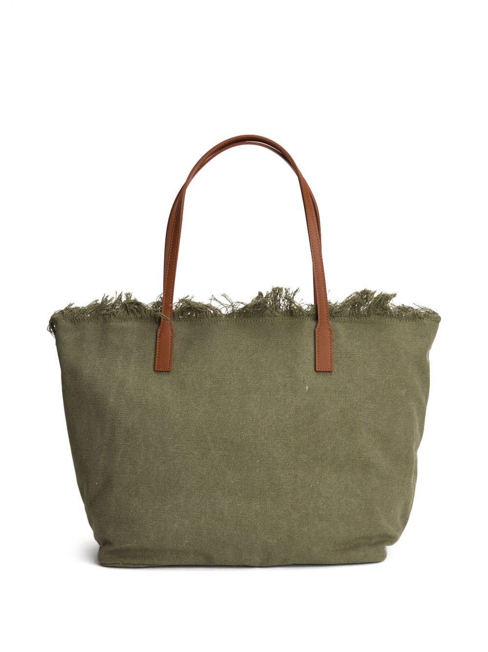 City Bag Midi Fringe CBF000100587L CANVAS 52 MC2 SAINT BARTH 