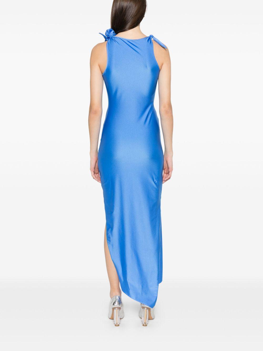 Asymmetric Flower Gown COPR44F5001 BLUE SAPPHIRE COPERNI 