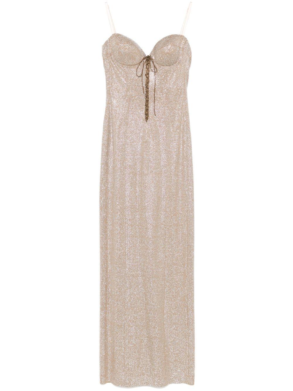 Long dress in cristalli 04SSDR457FC04428AC 21 GIUSEPPE DI MORABITO 