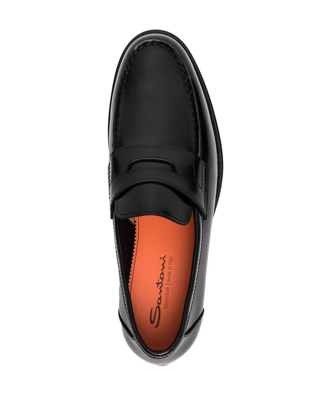Mocassini Penny MCQU18143PD5SHRBN01 BLACK SANTONI 