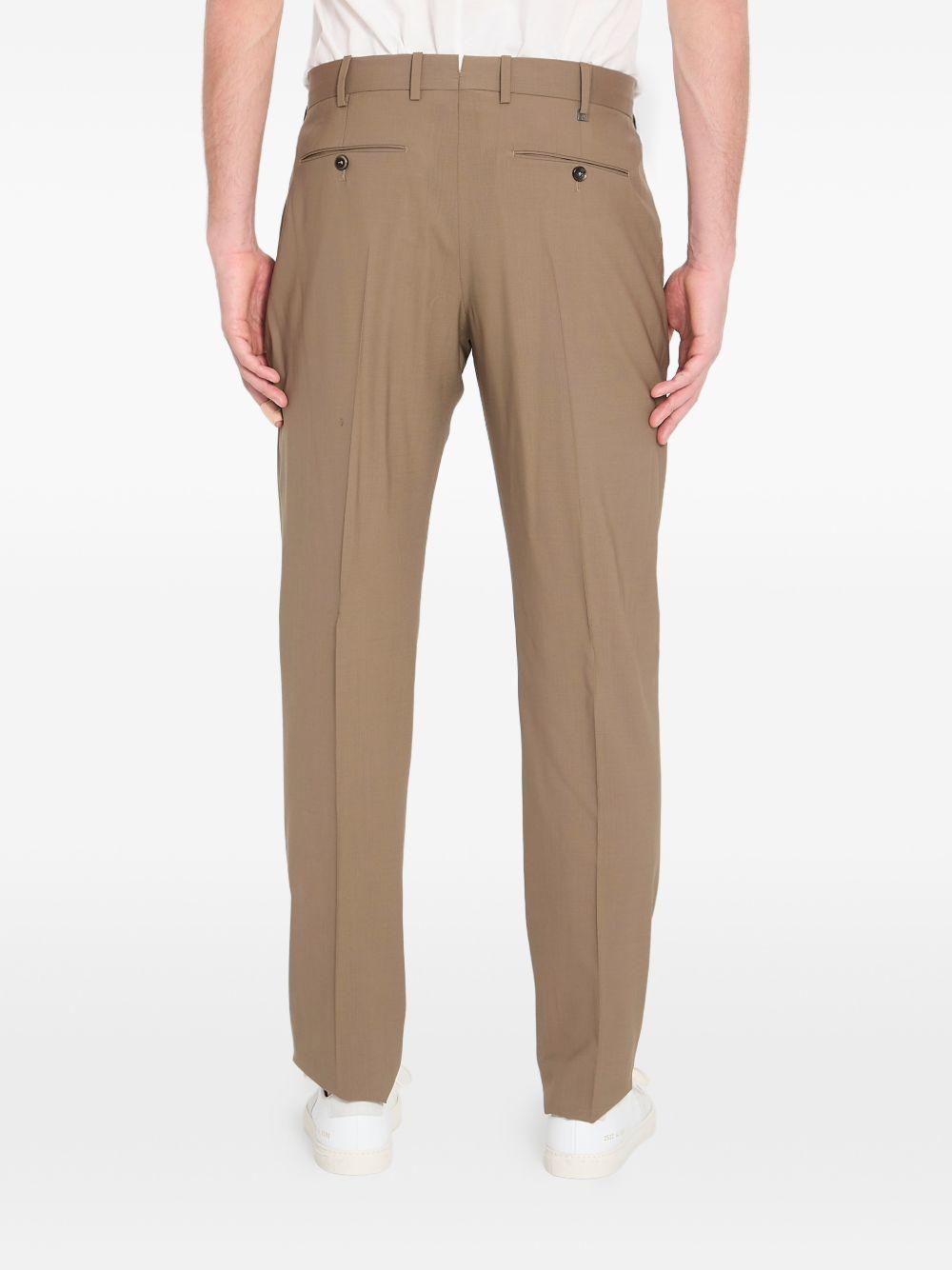 Pantaloni Union in lana vergine COZSUFZA0CL1ZI56 0130 NOCCIOLA PT TORINO 
