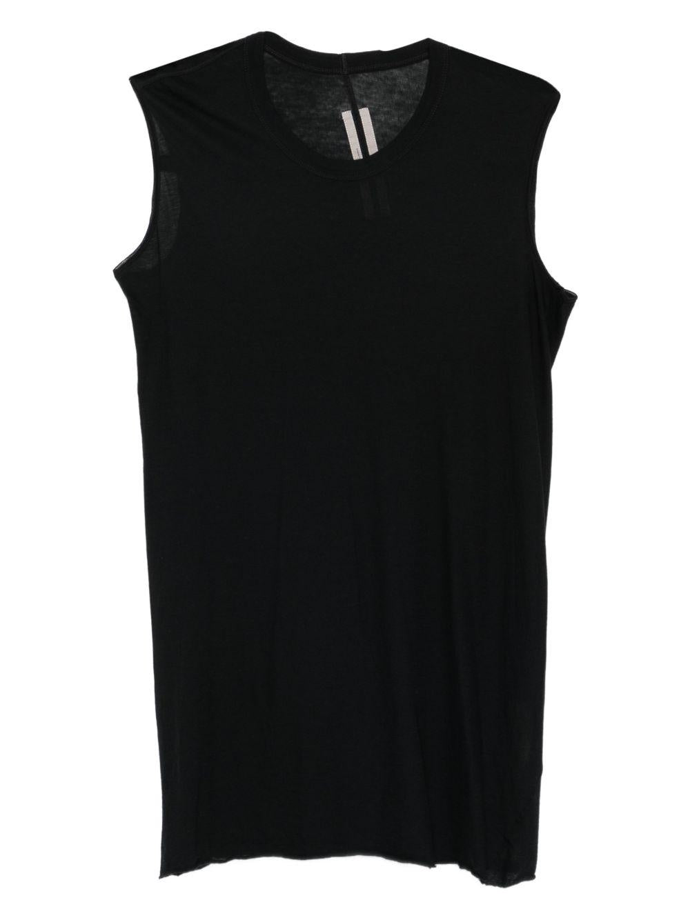 Basic Sleeveless T RU01F2151UC 09 BLACK RICK OWENS 