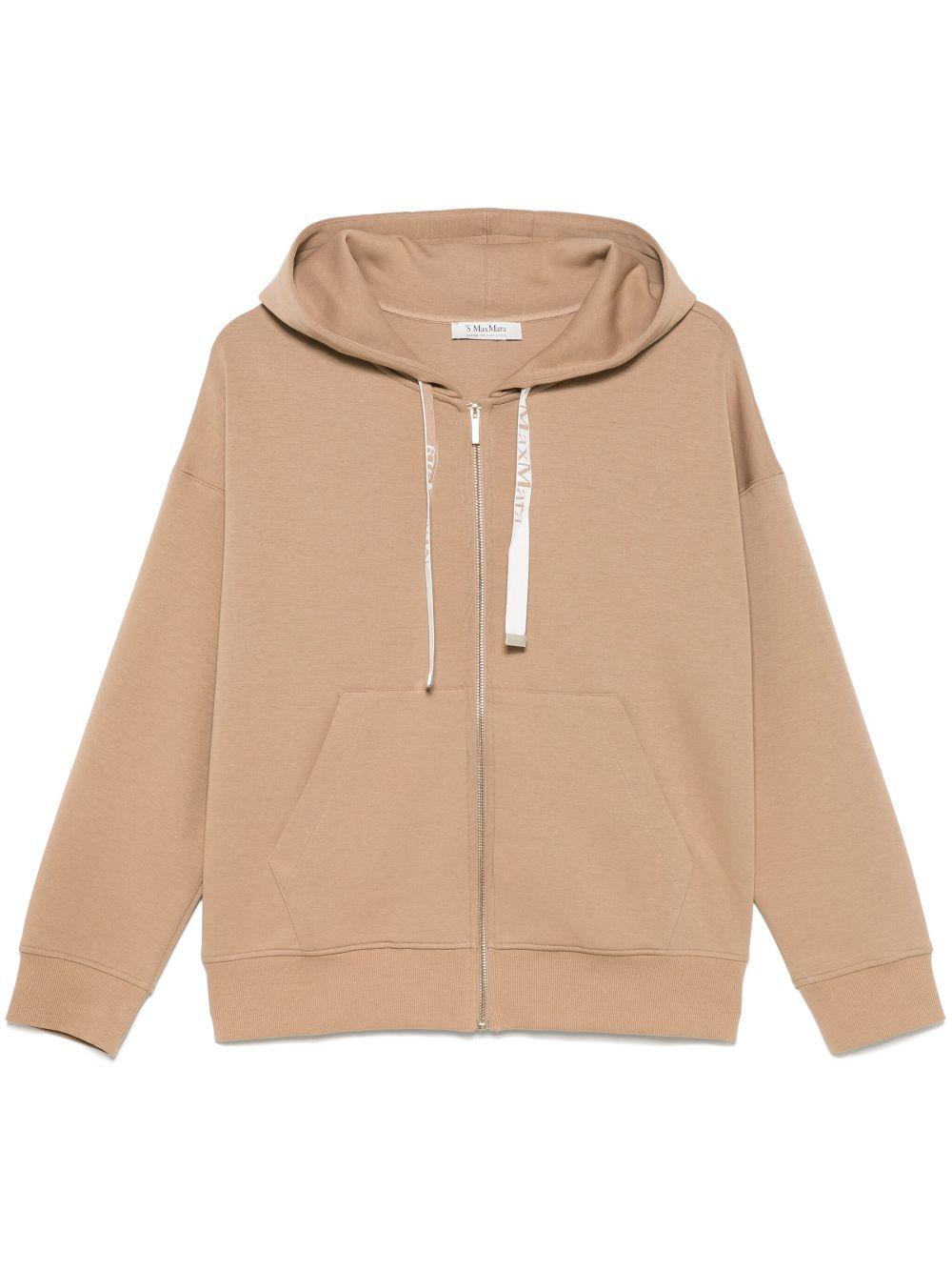 Felpa in jersey di cotone tecnico JOURMM13022 002 SPRING CAMEL S MAX MARA 