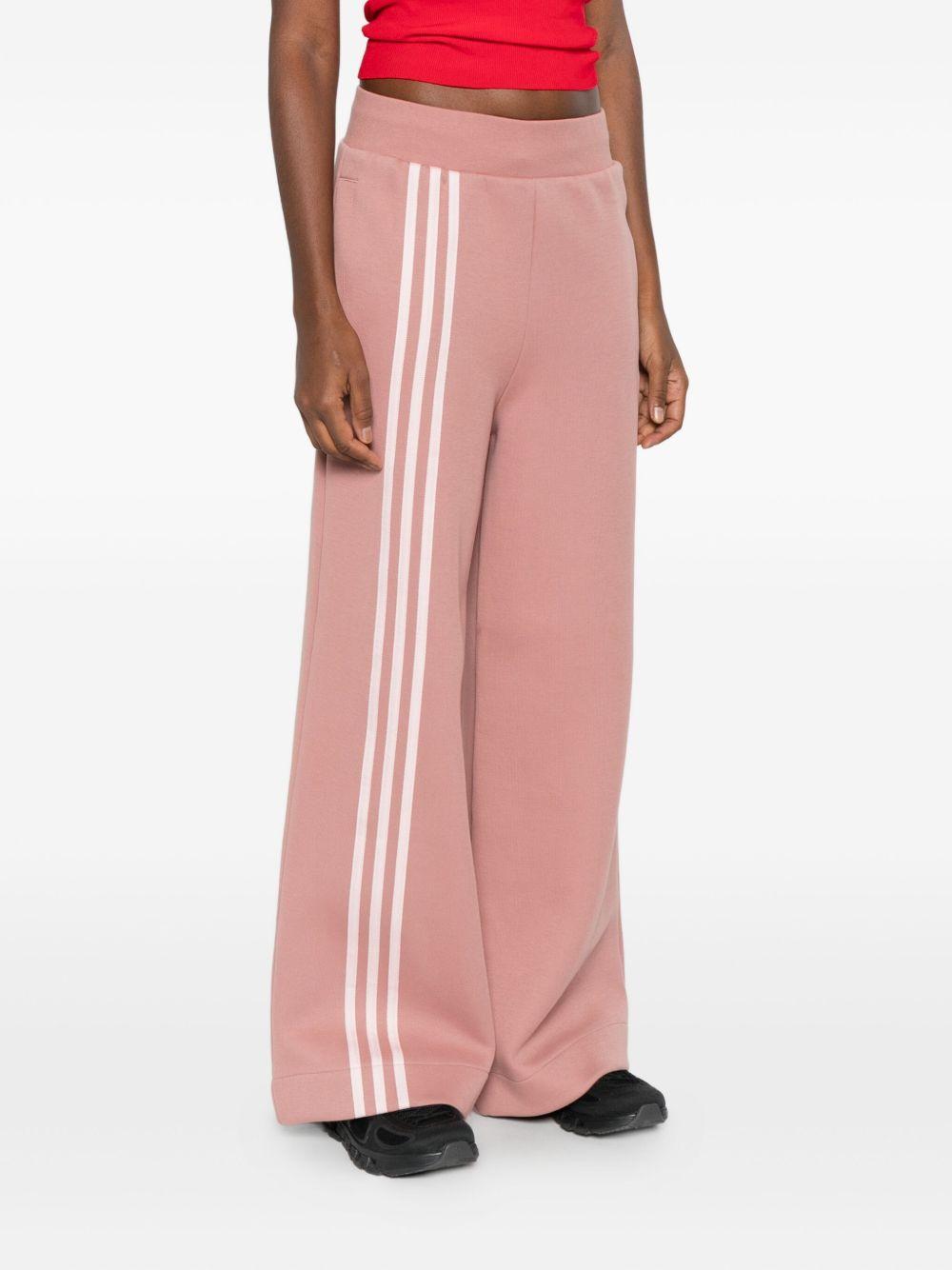 Pantaloni Wide Off Placed 3 Strisce JW3621 PINK ADIDAS ORIGINALS 